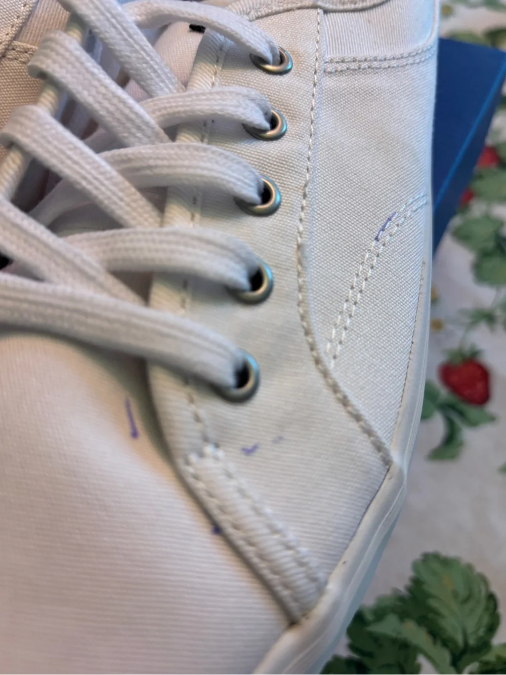 Keds White Canvas Low-Top Sneakers